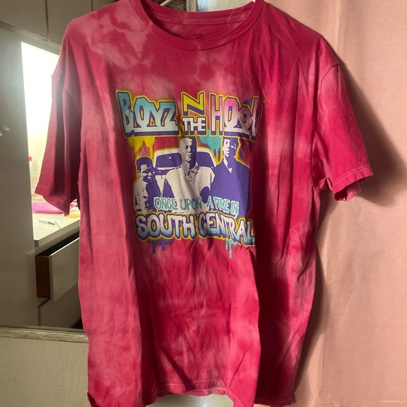 Pink Boys N the Hood T shirt. Size large. - Picture 1 of 4